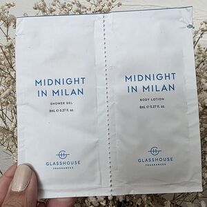5/$25 Glasshouse Midnight In Milan Shower Gel And Body Lotion
